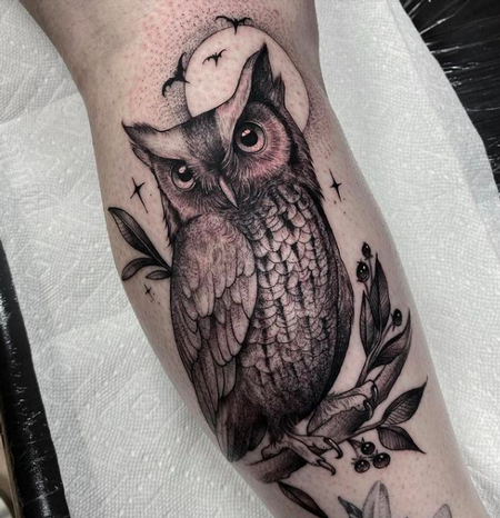 Tattoos - Owl - 142443